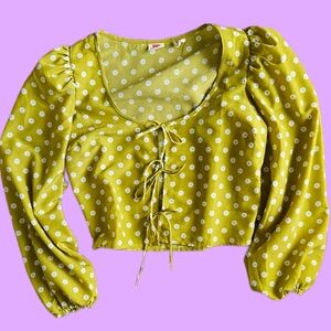 Puff Sleeve Levi Blouse